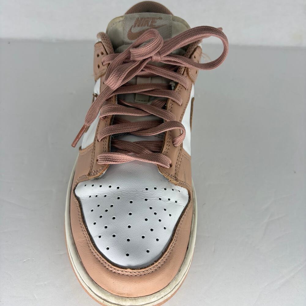 Nike Dunk Low Rose Whisper Women's 9 White Pink Gum DD1503-118 Sneaker - Picture 9 of 13